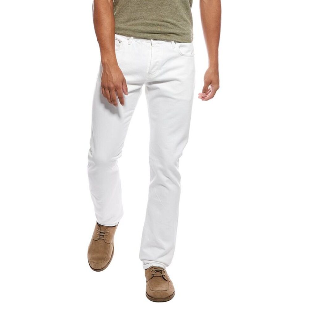 Officine Générale Mens Officine Generale Slim Fit Japanese Denim Jean, White
